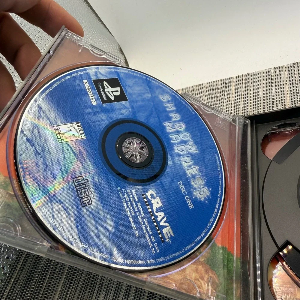 Shadow Madness Sony PlayStation‎ PS1 1999 RPG 2 Disc Set with Jade Cocoon Demo